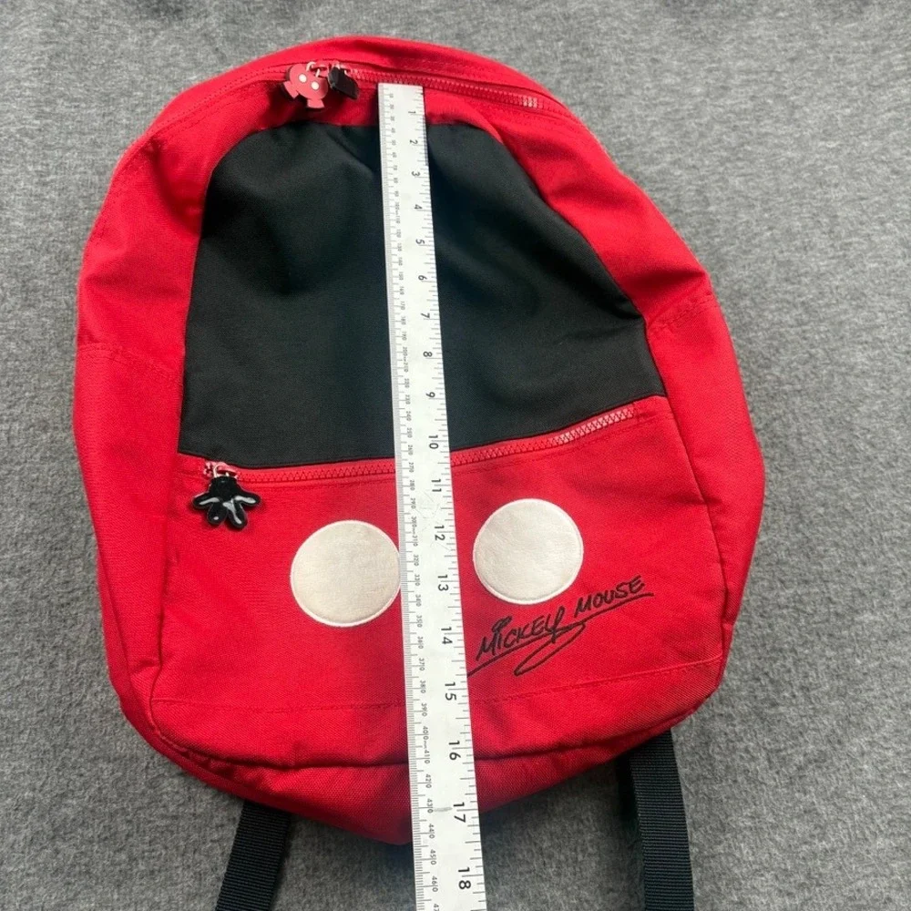 Disney Mickey Mouse Backpack Red Black Kids School Vacation Outdoor Whimsical‎